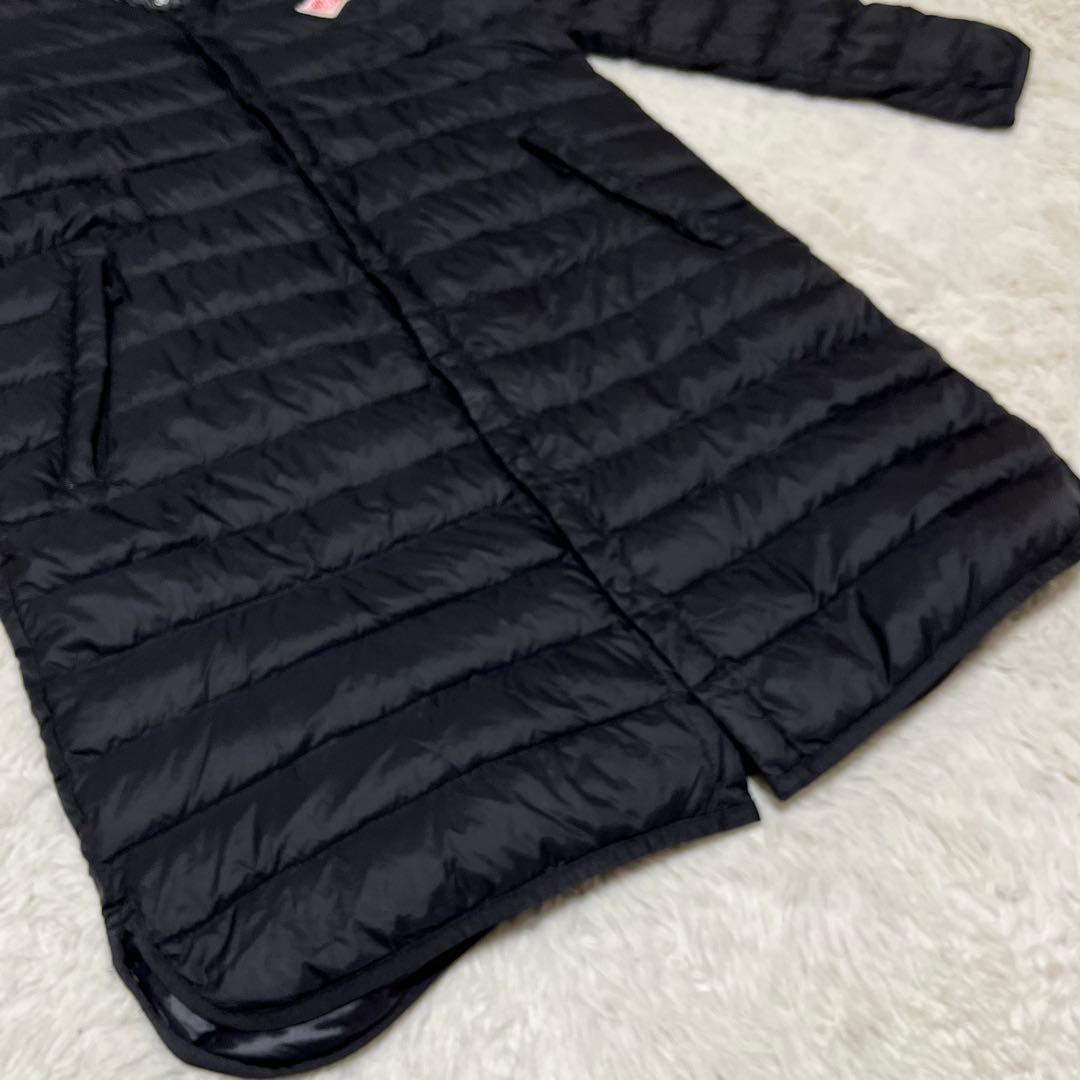 美品　DANTON ロングダウンコート　インナーダウン　コート　黒　36
