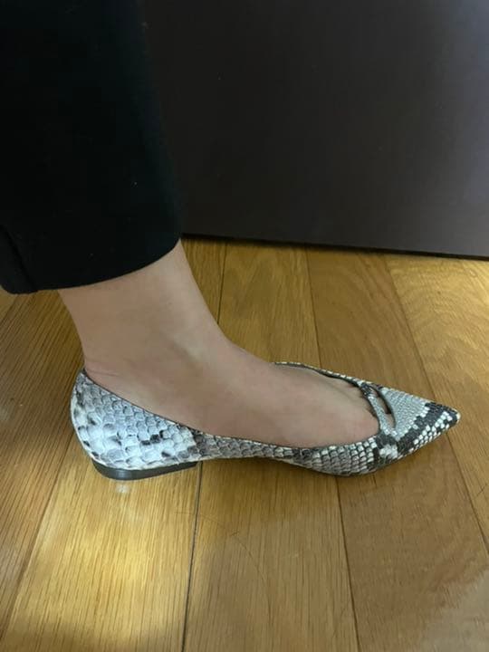 新品未使用　Pellico ペリーコ  パンプス　フラット　パイソン