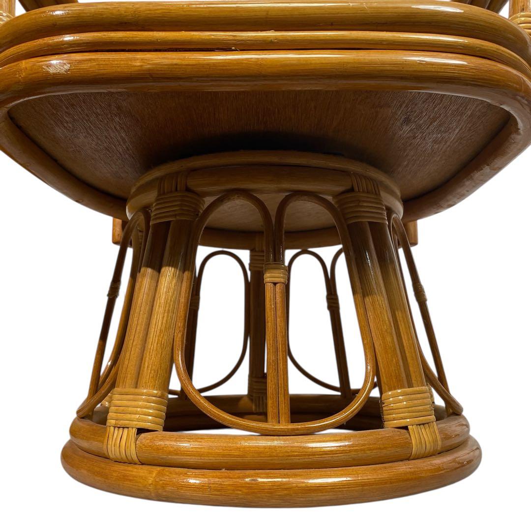 ヤマカワジャパンラタンチェア 回転式 360度