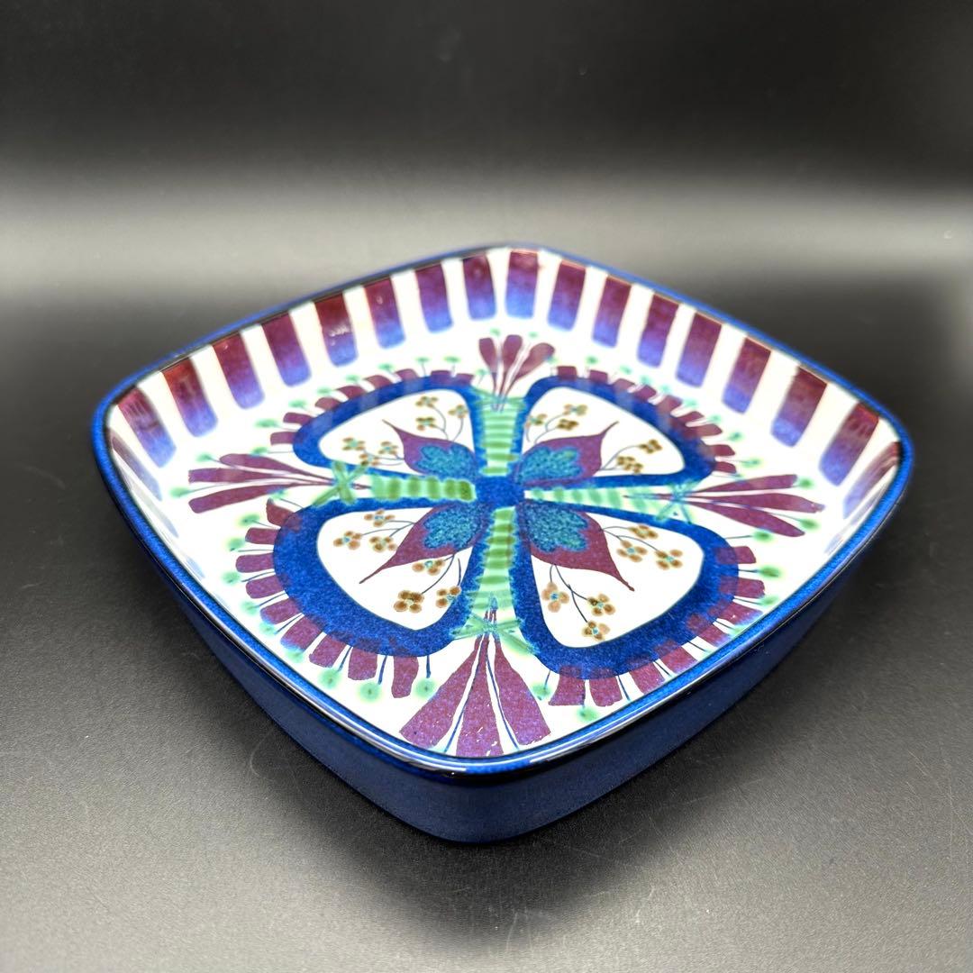 北欧ヴィンテージロイヤルコペンハーゲン テネラトレイ(中)17cm 角皿