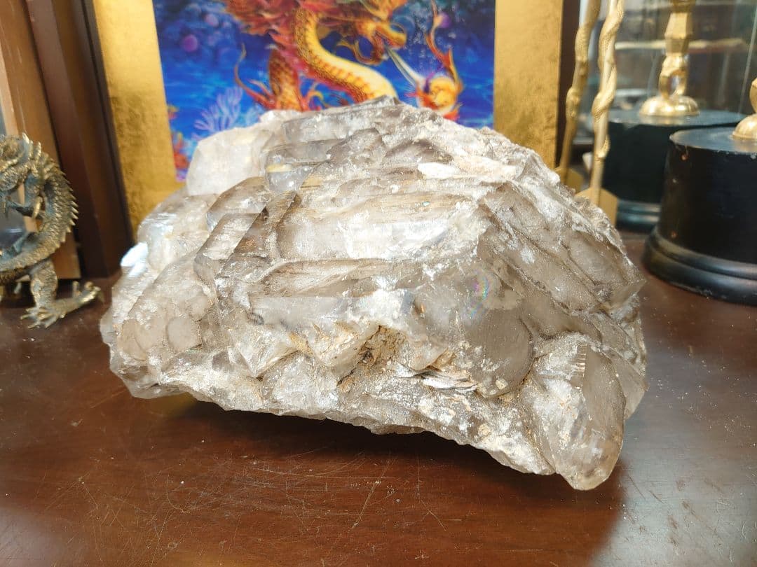 開運 水晶 クラスター 原石  珍品 6.1Kg  天然石 パワーストーン