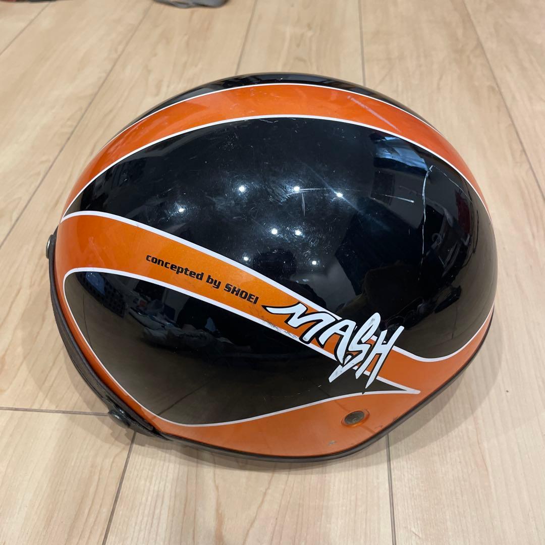 ショウエイMASH半帽ヘルメット オレンジ