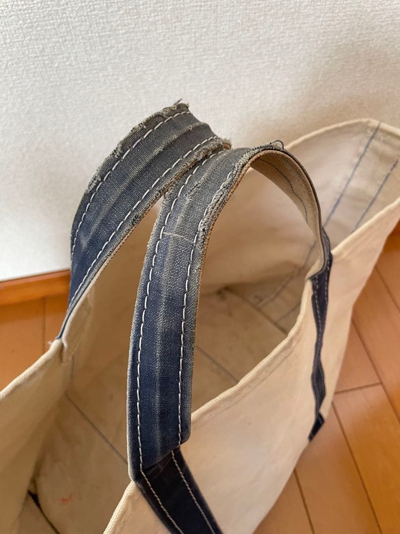 llbean 80s エルエルビーン　トートバッグ　L ネイビー　フェード