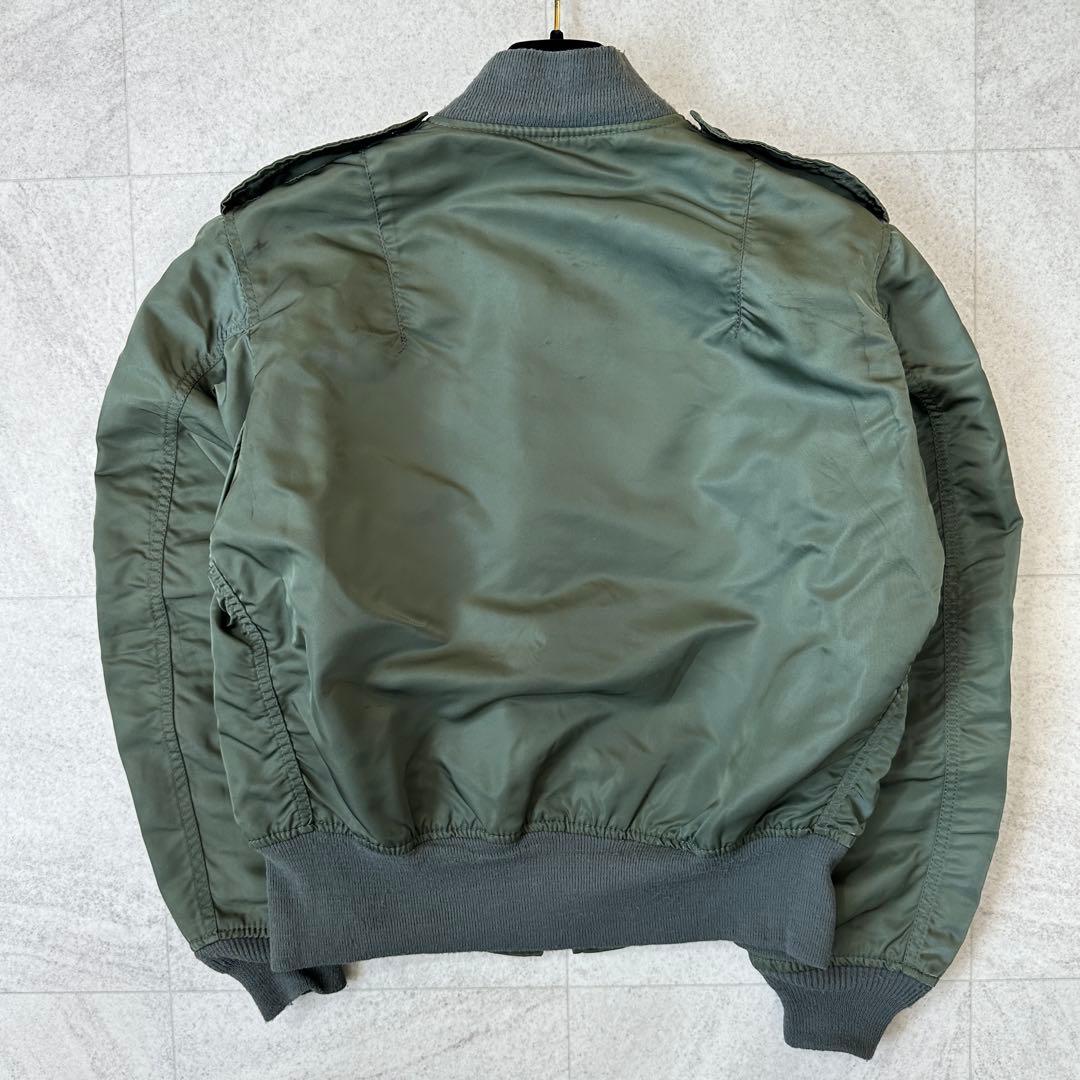 90s USA製【ALPHA】L-2B MA-1 フライトジャケット IDEAL