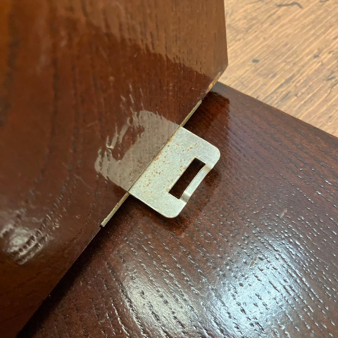 昭和レトロ 木製 葡萄柄 折りたたみ文机 テーブル 箪笥 小箪笥 3段 小物入れ