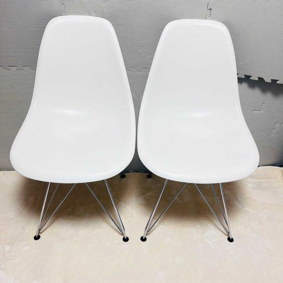 送料込み　ハーマンミラー　正規品　イームズシェルサイドチェア2脚