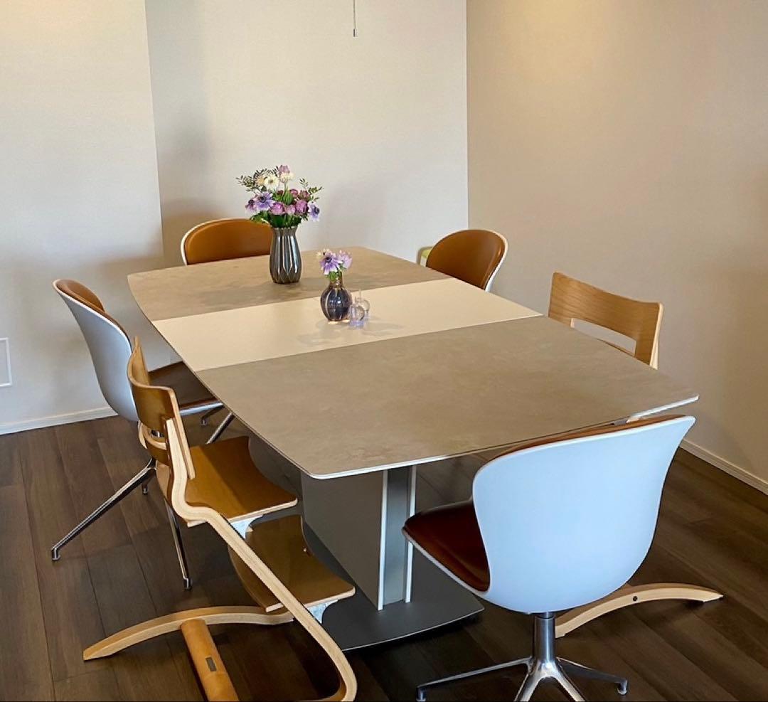 BoConcept ダイニングテーブルとチェア4脚のセット（送料込み）