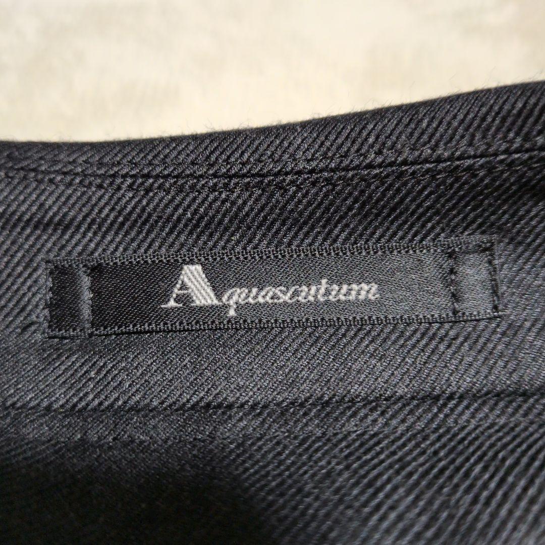 美品✨️ アクアスキュータム ステンカラーコート チェック裏地 L ライナー