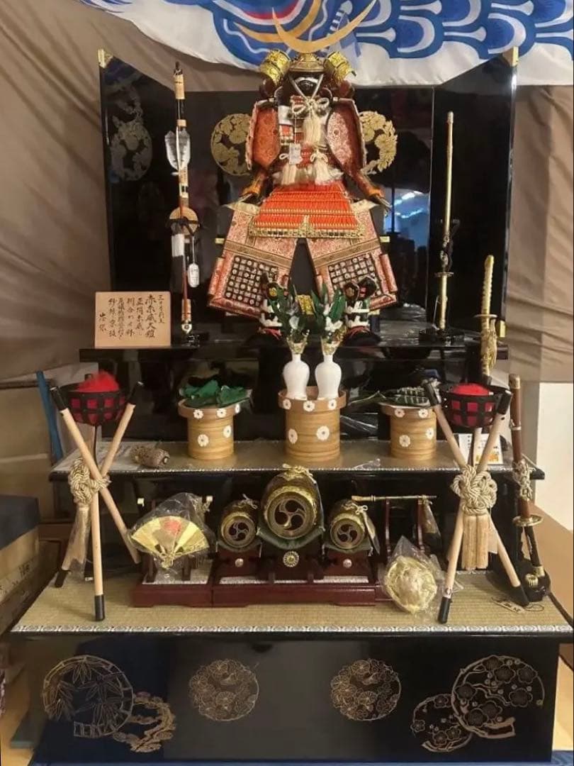 【定価約70万円】五月人形 鎧飾り 一式フルセット店舗閉店特価 端午の節句