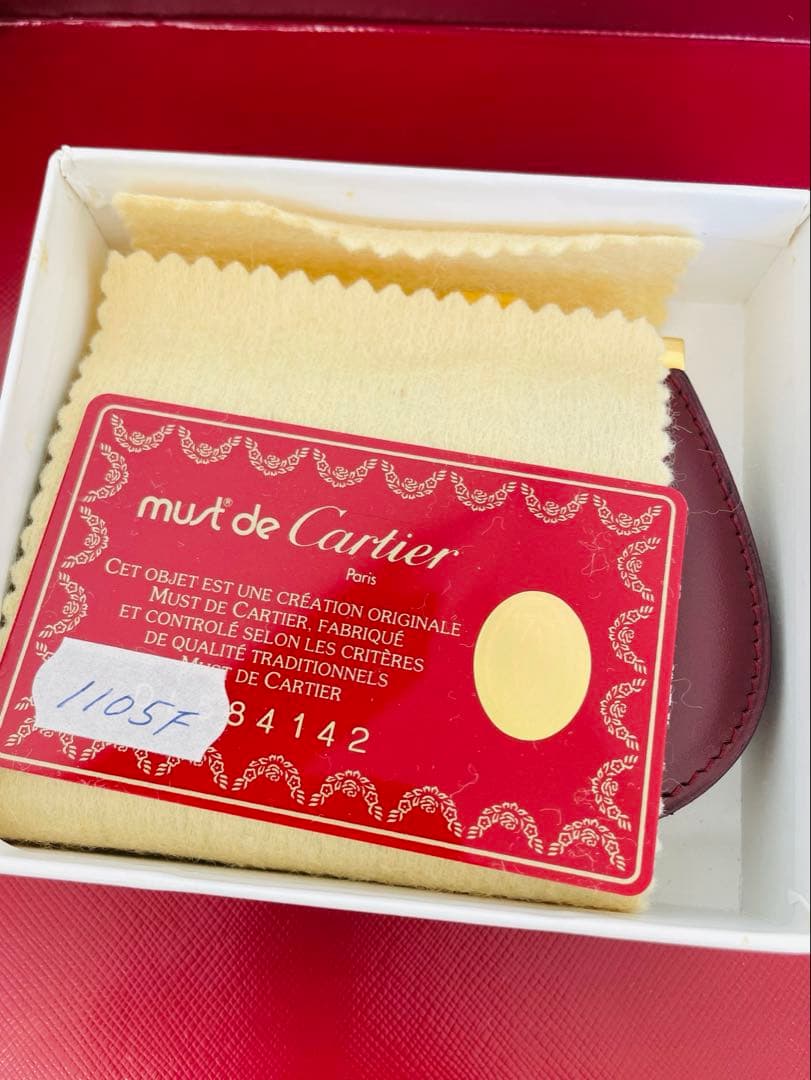 【E】✨カルティエ　cartier マストライン　小銭入れ　カルティエ