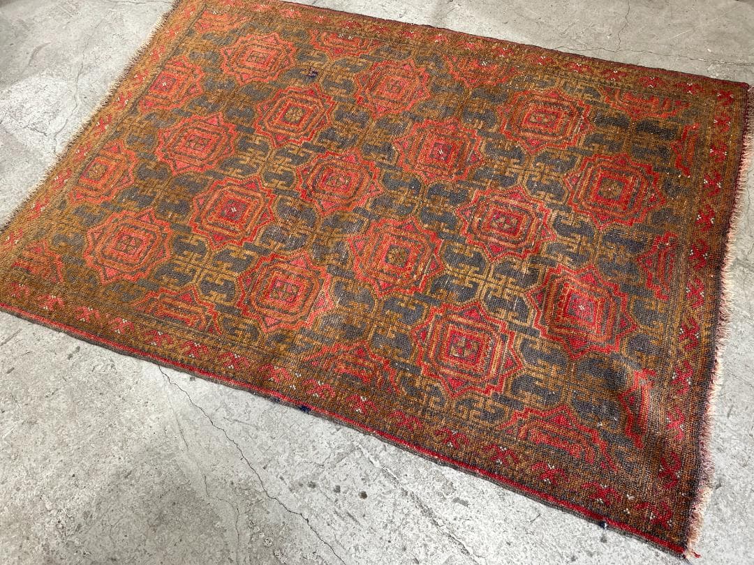【60's Vintage rug】183×118cm　トルクメン族　アリホジャ