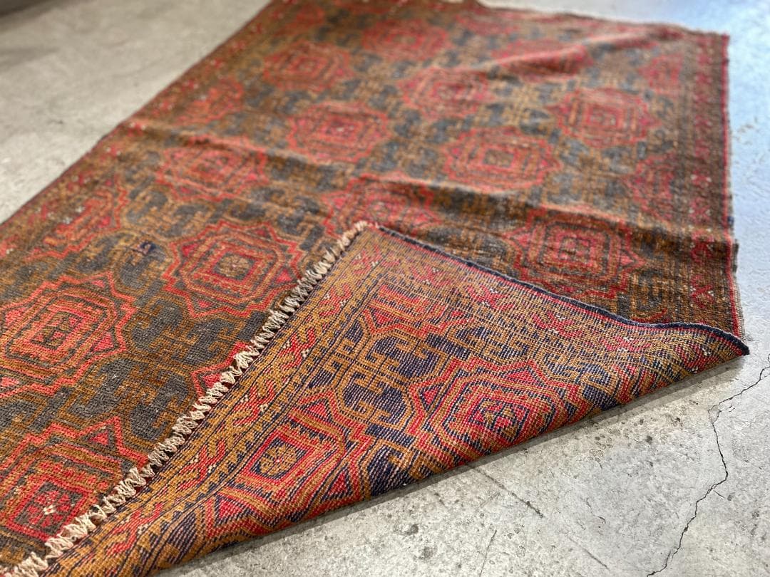 【60's Vintage rug】183×118cm　トルクメン族　アリホジャ