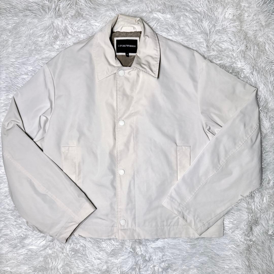 エンポリオアルマーニ 2way ステンカラーコート ブルゾン 防水加工 防風