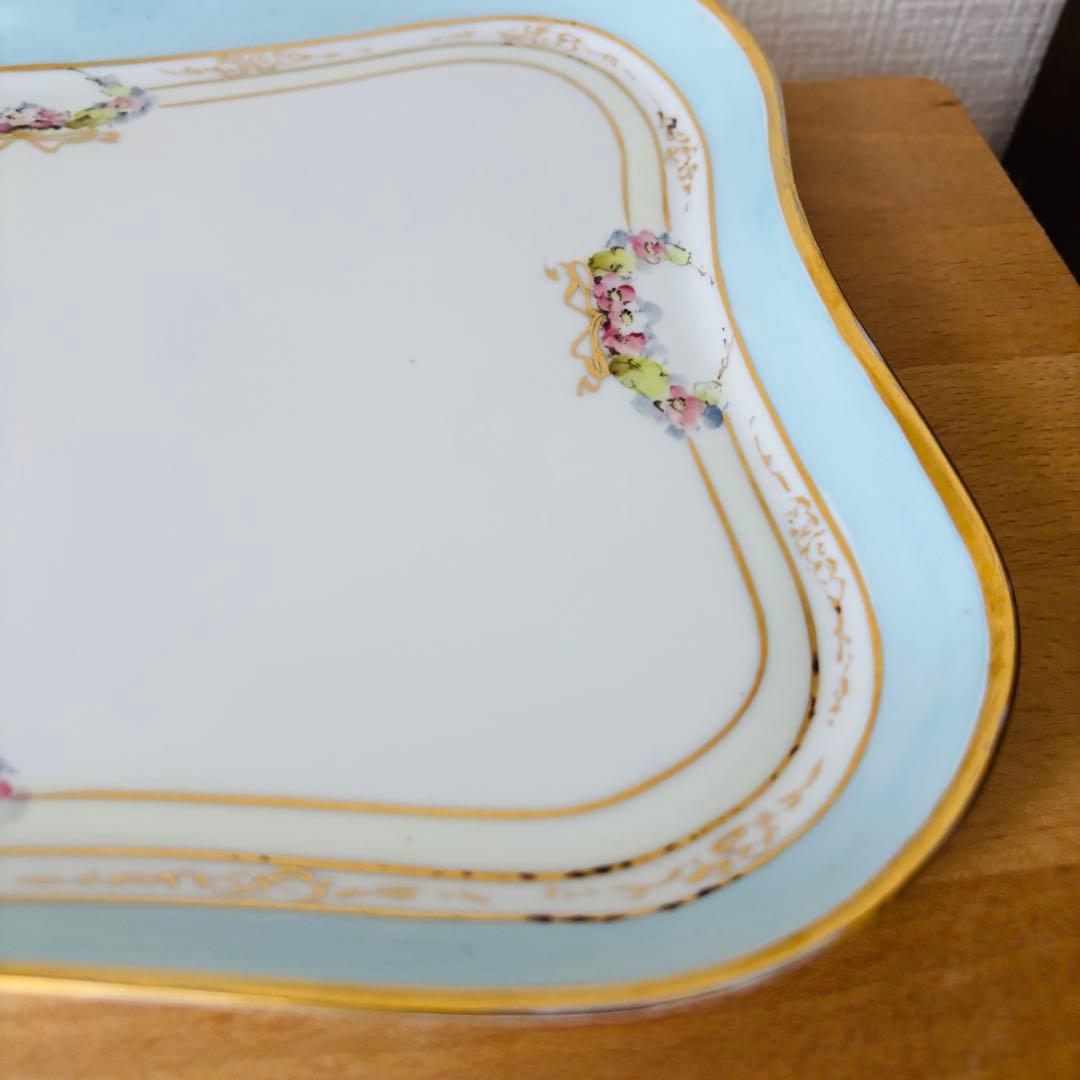 ⚫︎蔵出し　オールドノリタケ　トレー　スクエアプレート　　　　　　　15
