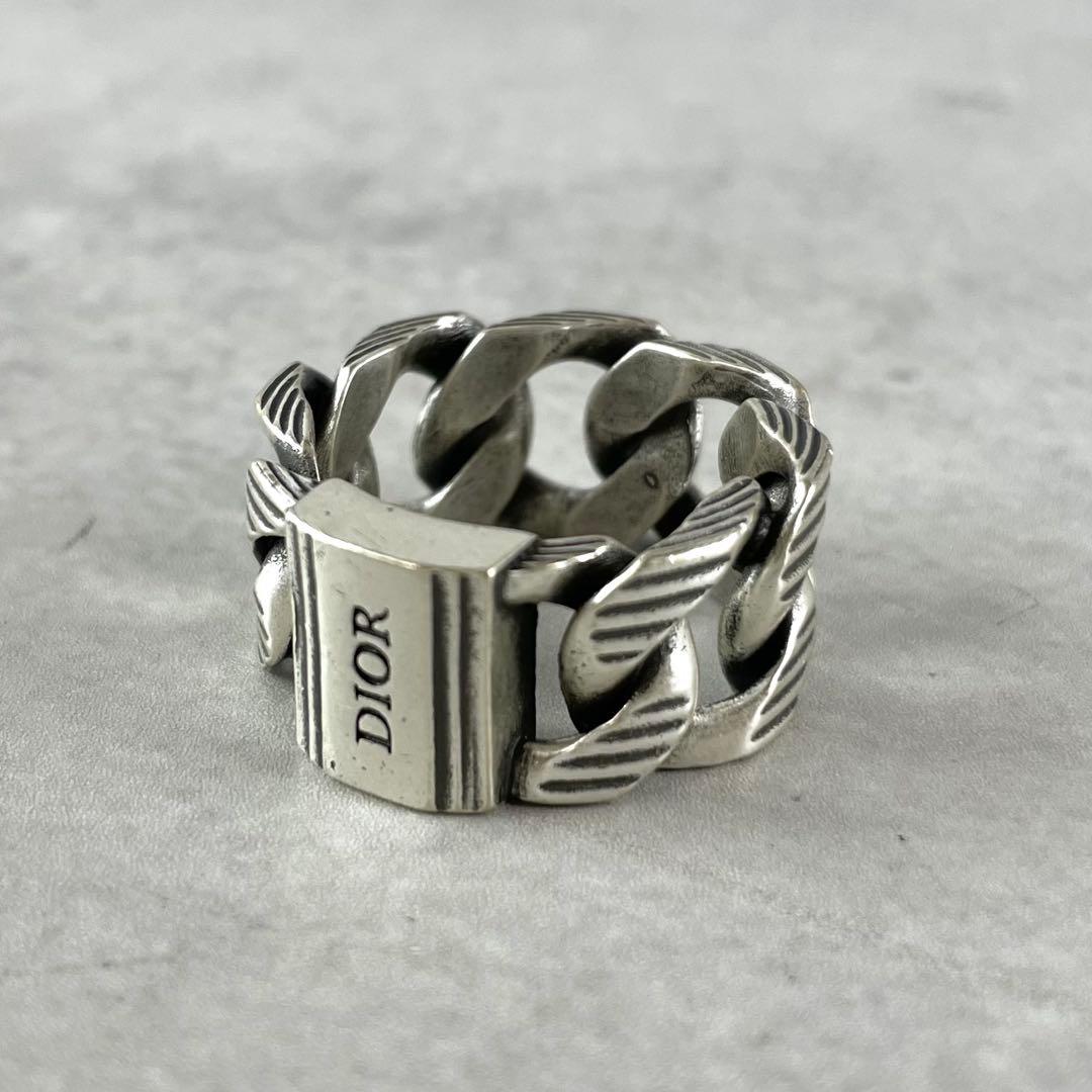 未使用級✨ DIOR ディオール リング スターリングシルバー 編み込み