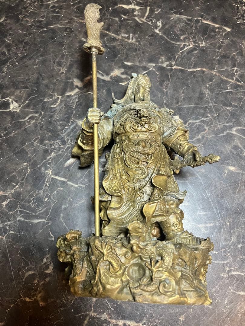 三国志、三国志銅像、三国志ブロンズ像、三国志関羽像、関羽武将像