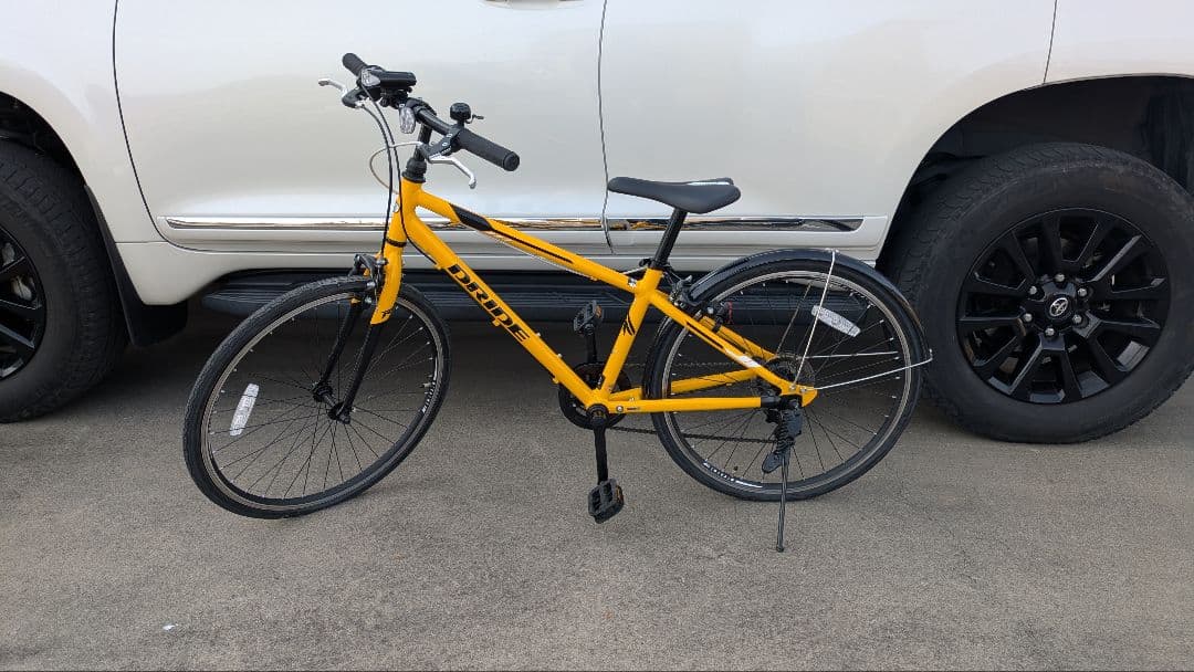 Dride 子供用自転車 22インチ 黄色　　引き取り限定