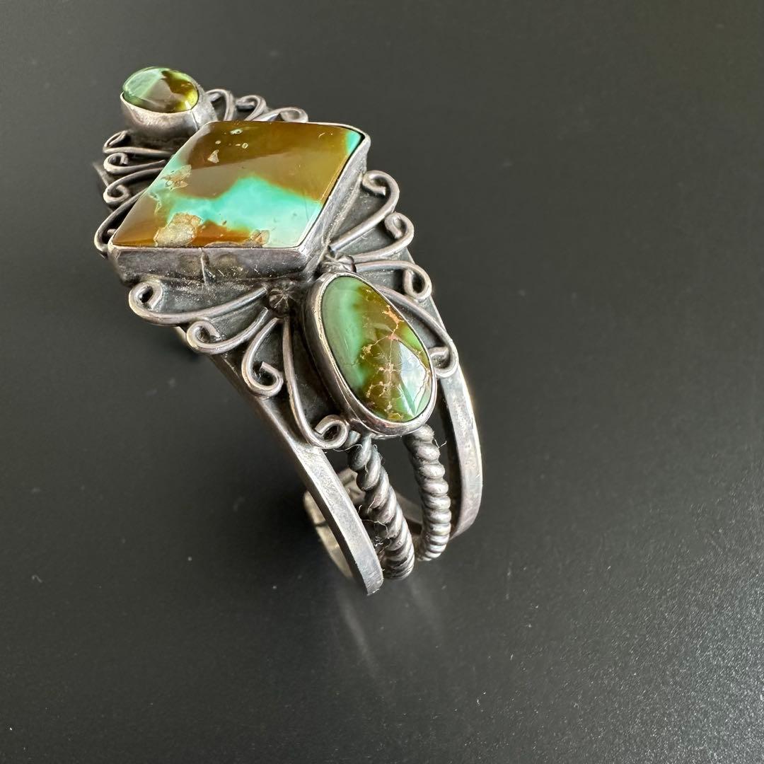 Navajo VERNON BEGAY 3連ターコイズ バングル