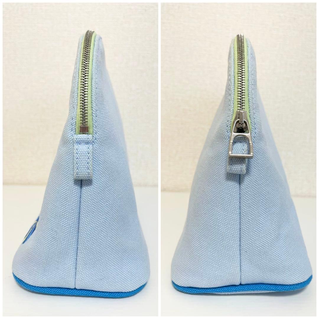 【早い者勝ち！】HERMES ボリードポーチ MM 25 サーカス ブルー
