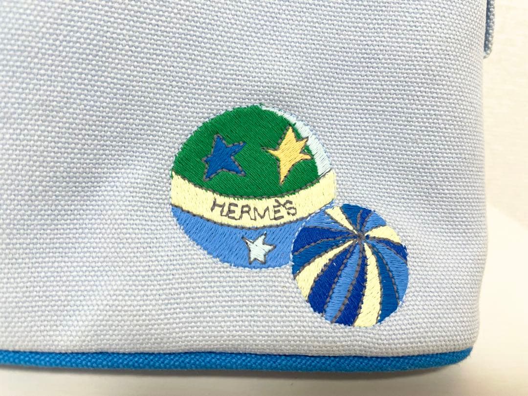 【早い者勝ち！】HERMES ボリードポーチ MM 25 サーカス ブルー