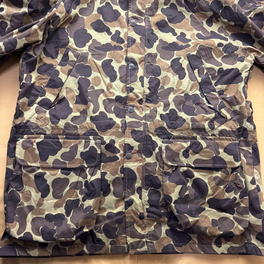Field&stream ダックハンターカモ　マウンテンパーカー　L 後付フード