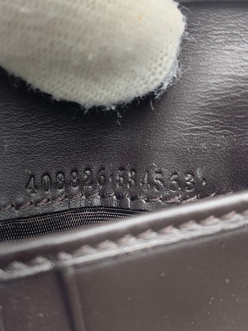 GUCCI グッチ 財布 シェリーライン グッチシマ レザー ベージュ P55