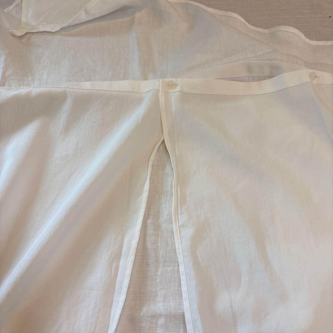 MALU TO マルト［未使用］ワンショルダー　リネン レイヤーエプロン