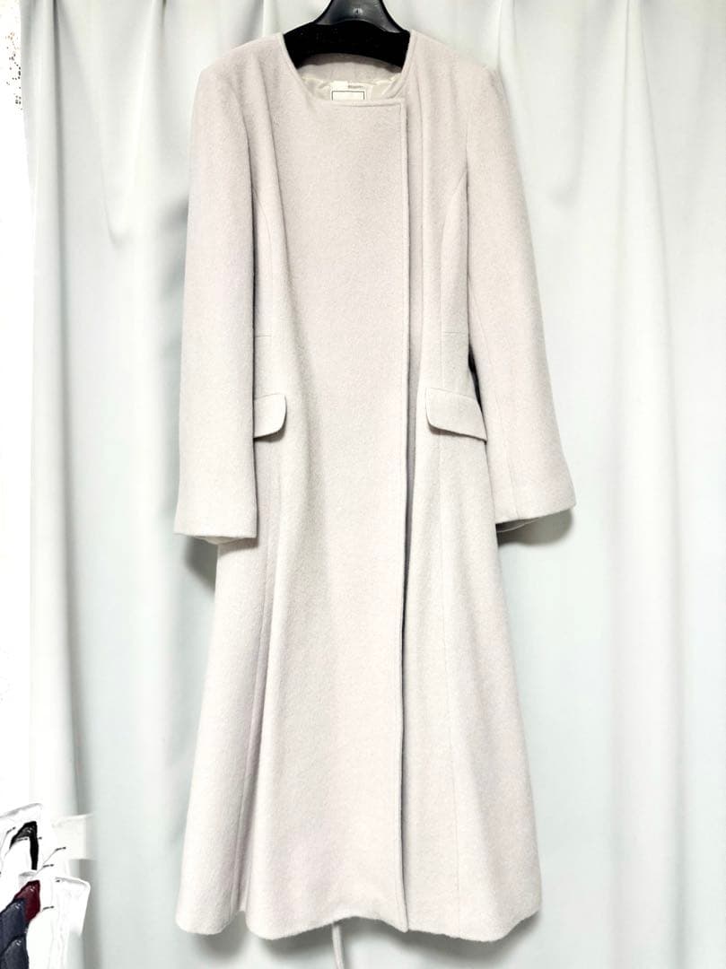 【新品未使用】AIMER アルパカシャギーフィット＆フレアコート