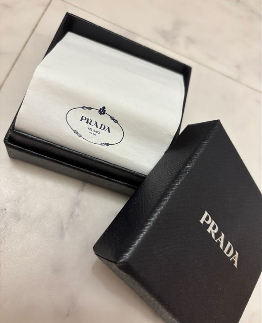 【値下げ】PRADA ヘアクリップ　プレキシガラスヘアクリップ