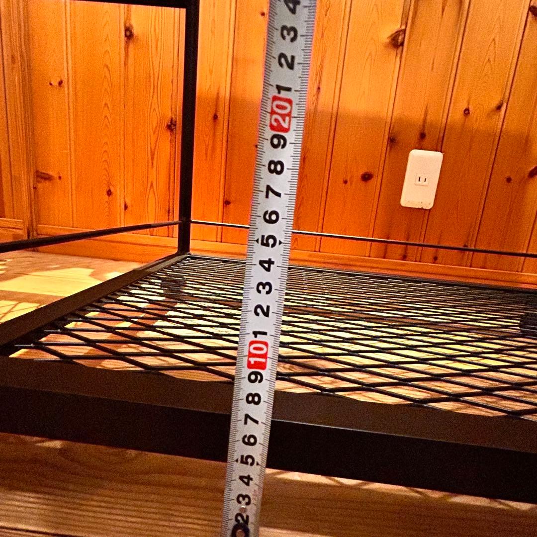 キッチンワゴン　ヘリンボーン　高さ調整可能　什器　ガレージ収納　アイアンラック