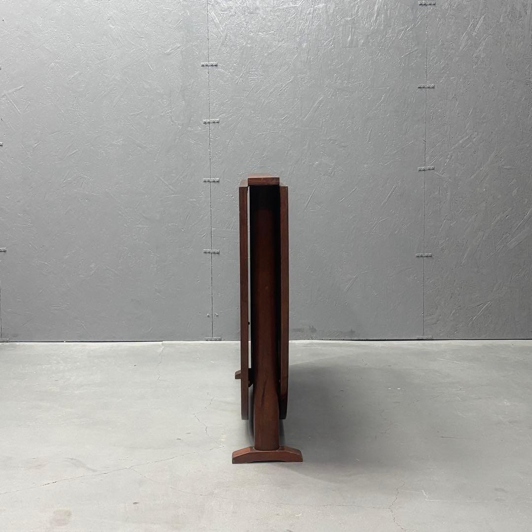 英国 ヴィンテージ チーク ゲートレッグ ドロップリーフ ダイニングテーブル