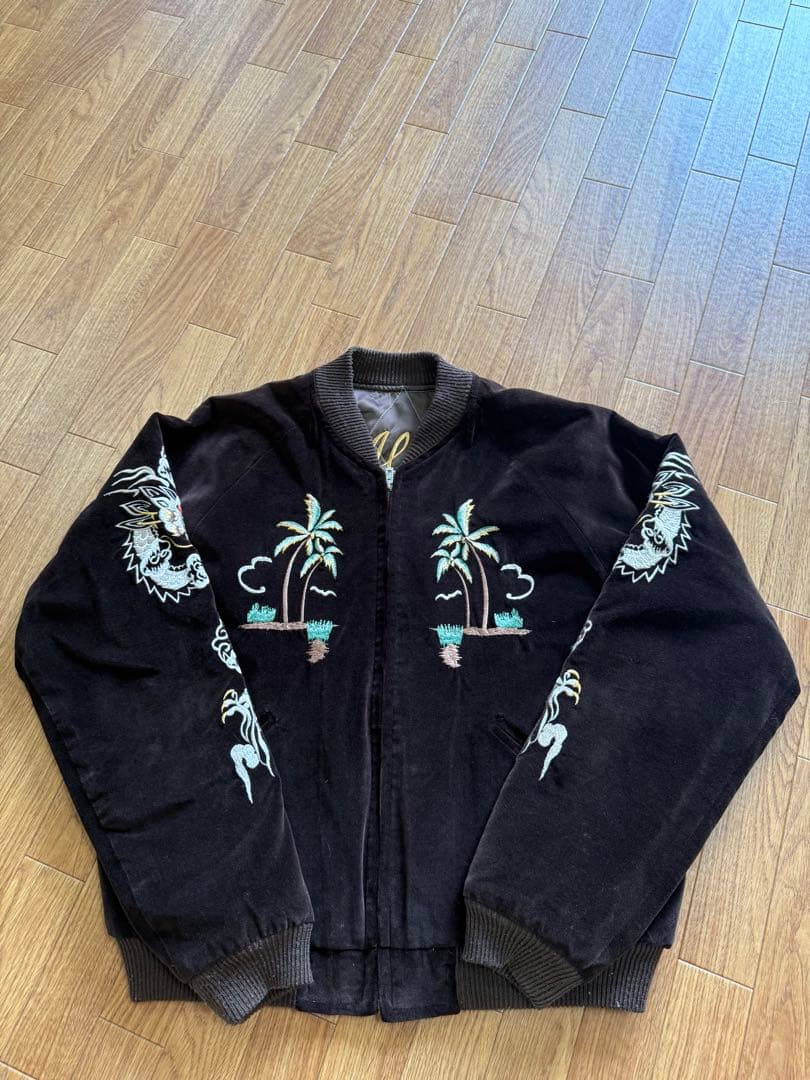 テーラー東洋 希少 別珍リバーシブルスカジャン