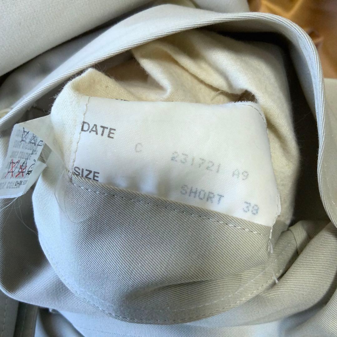 Aquascutum アクアスキュータム シングルトレンチコート 38SHORT