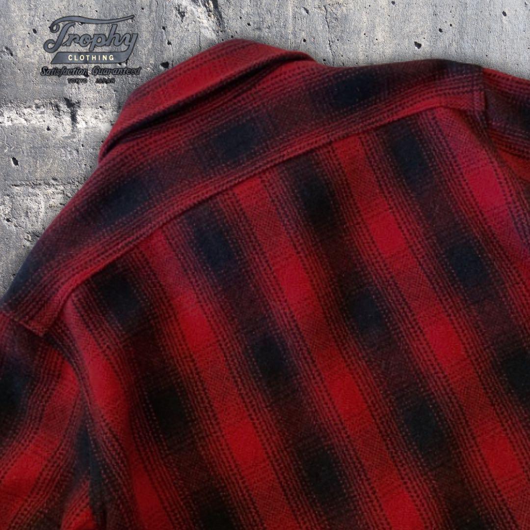 『アルパカ混紡⭐︎超cool◎』Trophy Clothing 毛シャツジャケット