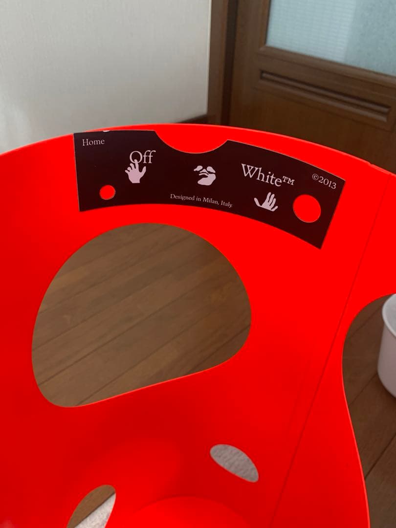 【希少】off-White オフホワイト レッド 傘立て