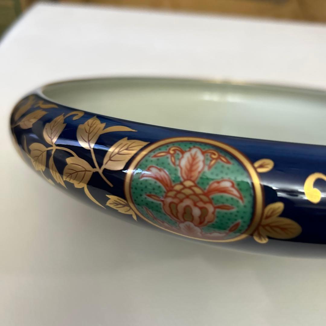 有田焼JAPAN 古伊万里金彩　8号鉄鉢