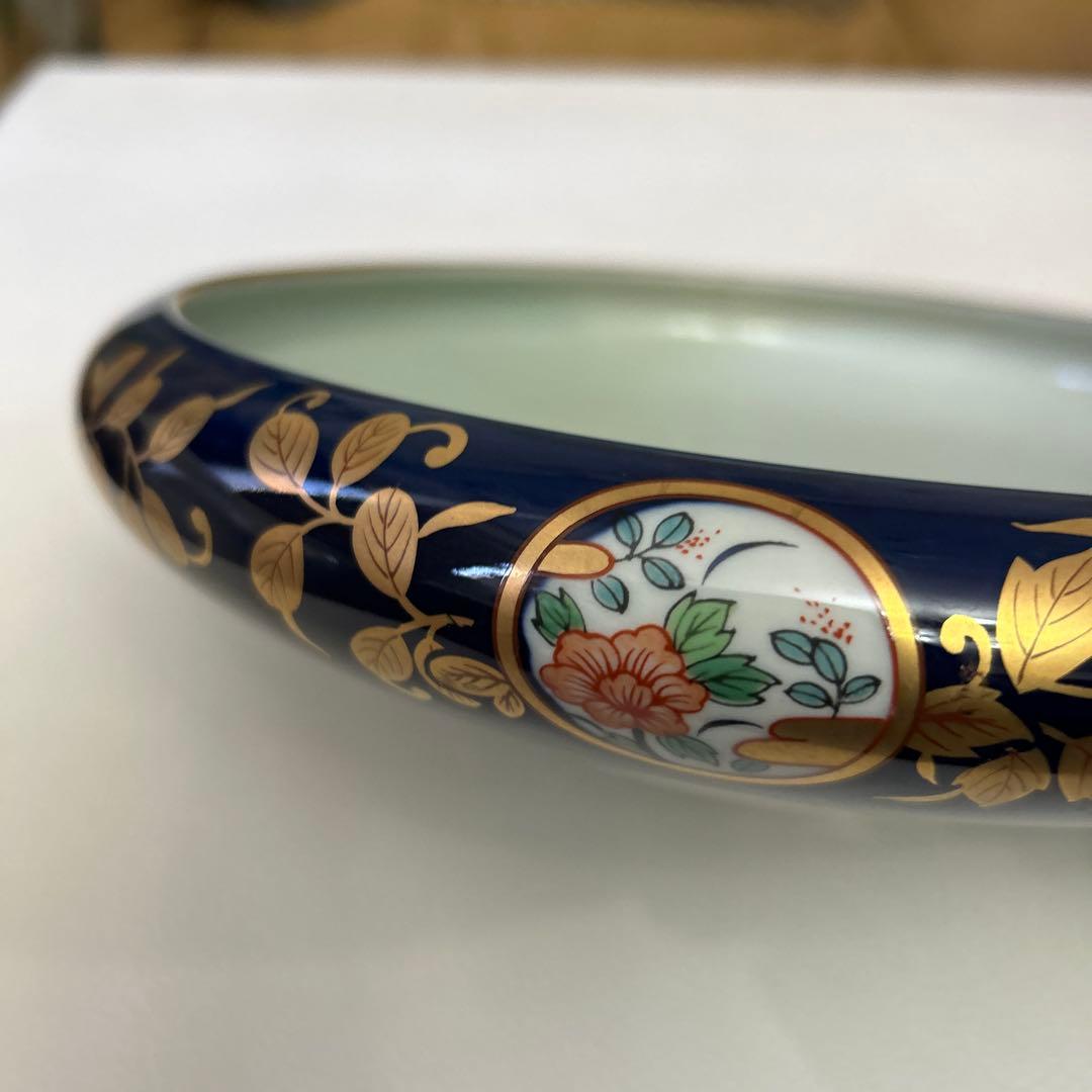 有田焼JAPAN 古伊万里金彩　8号鉄鉢