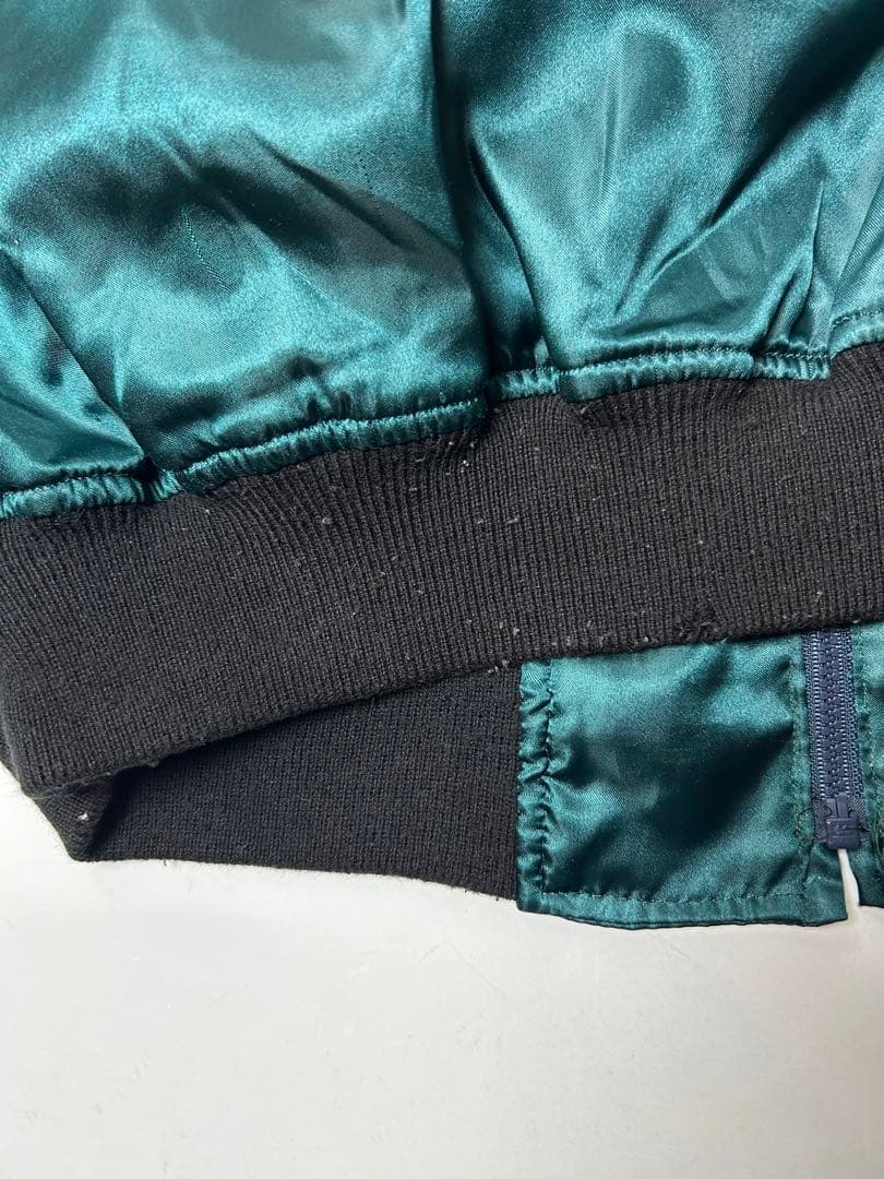 Hoshihime 星姫　グリーン　龍刺繍　スカジャン　3Lサイズ