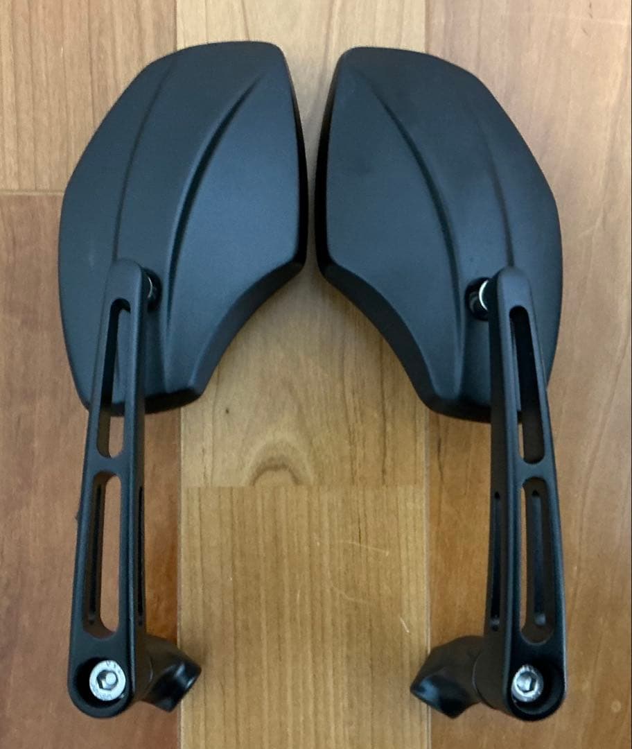 【ねず】デイトナ　パラレルミラー ヘキサゴン 左右　ブラストブラック