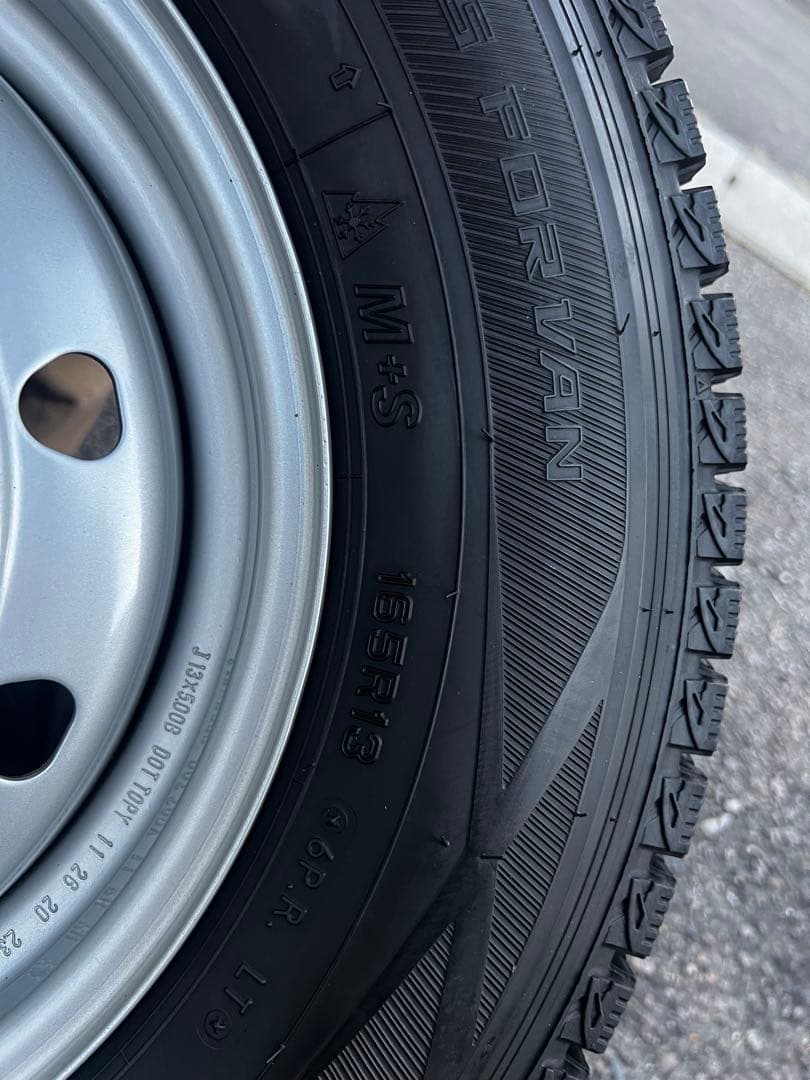 DUNLOP 165R13スタッドレスタイヤセット