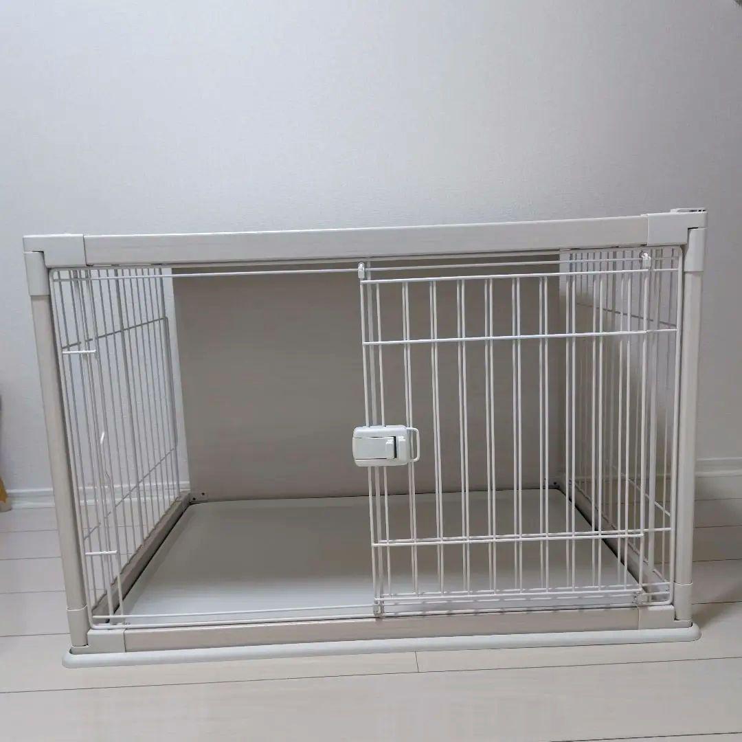 アイリスオーヤマ PIWS-960　ホワイト　木目調 サークル　犬　猫