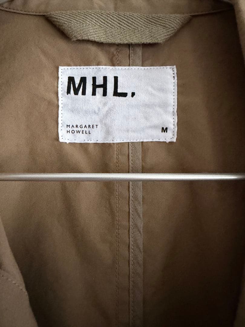 MHL ステンカラーコート ベージュ