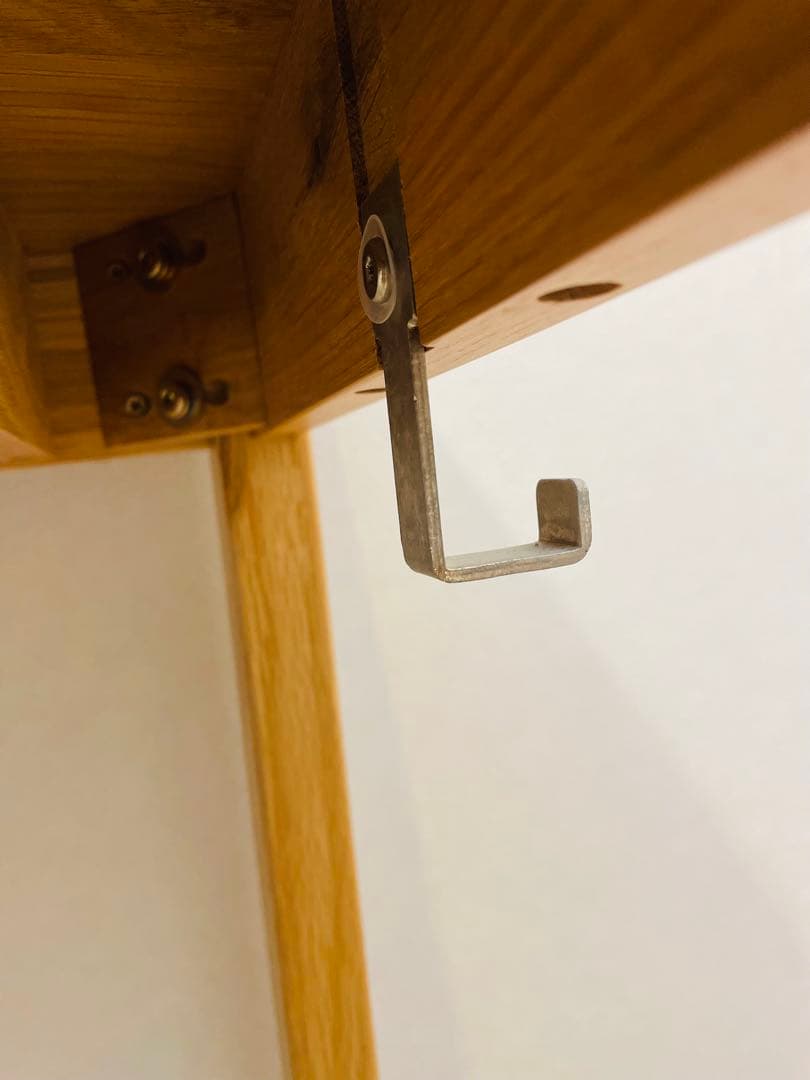 送料込み⭐︎らくらくメルカリ便⭐︎無印良品 無垢材デスク（引出付）オーク材