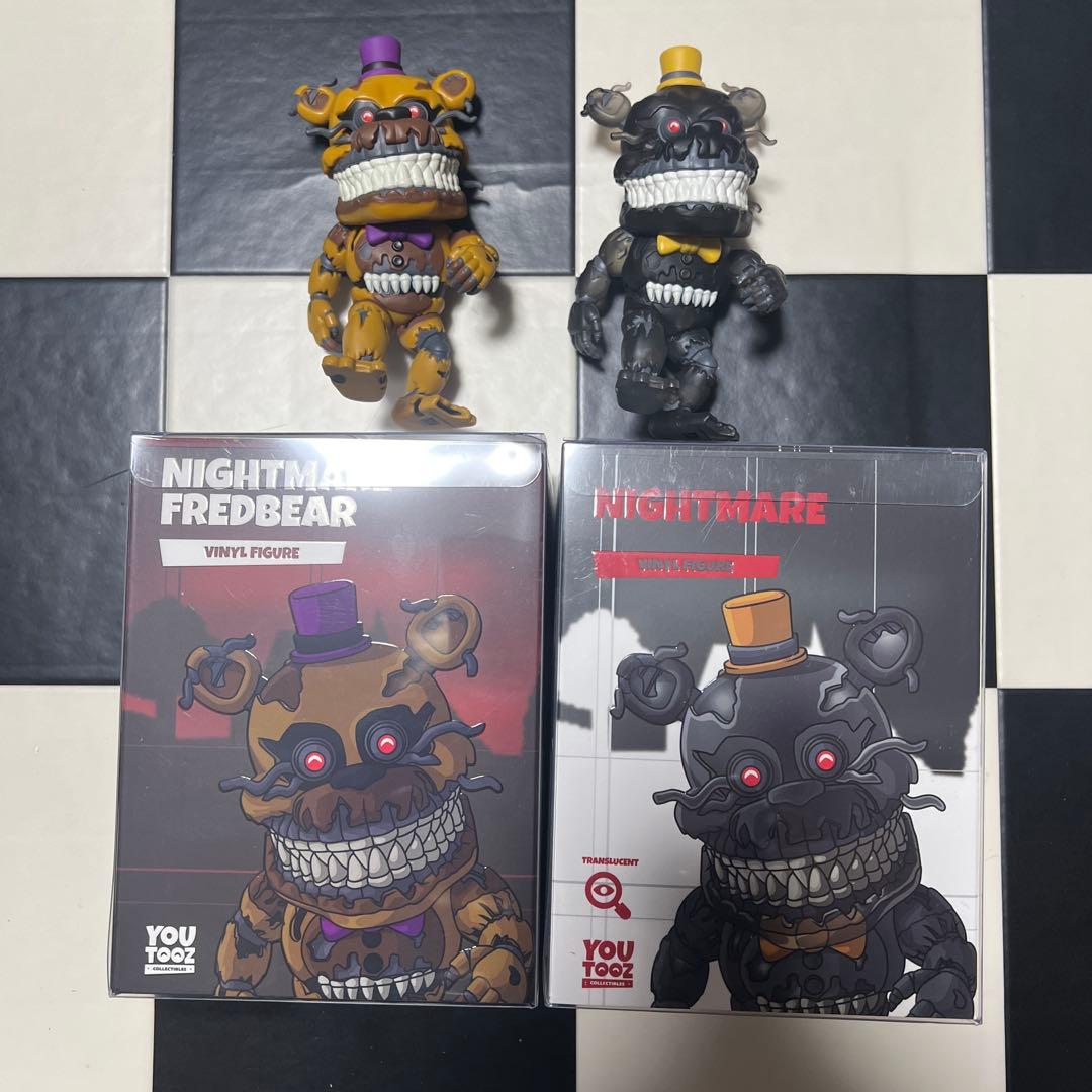 ファイブナイツ　フィギュア　fnaf 2体セット　youtooz ナイトメア