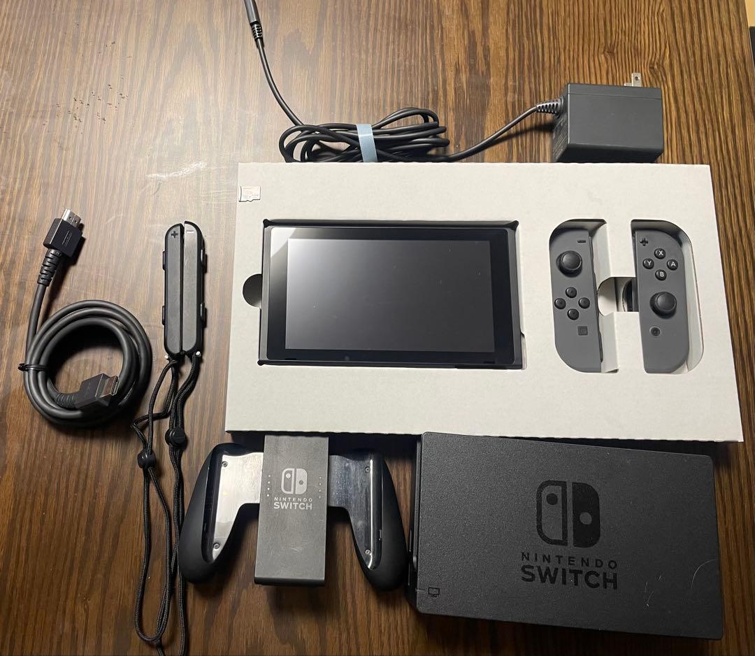 任天堂スイッチ本体 グレー　USBカード付き