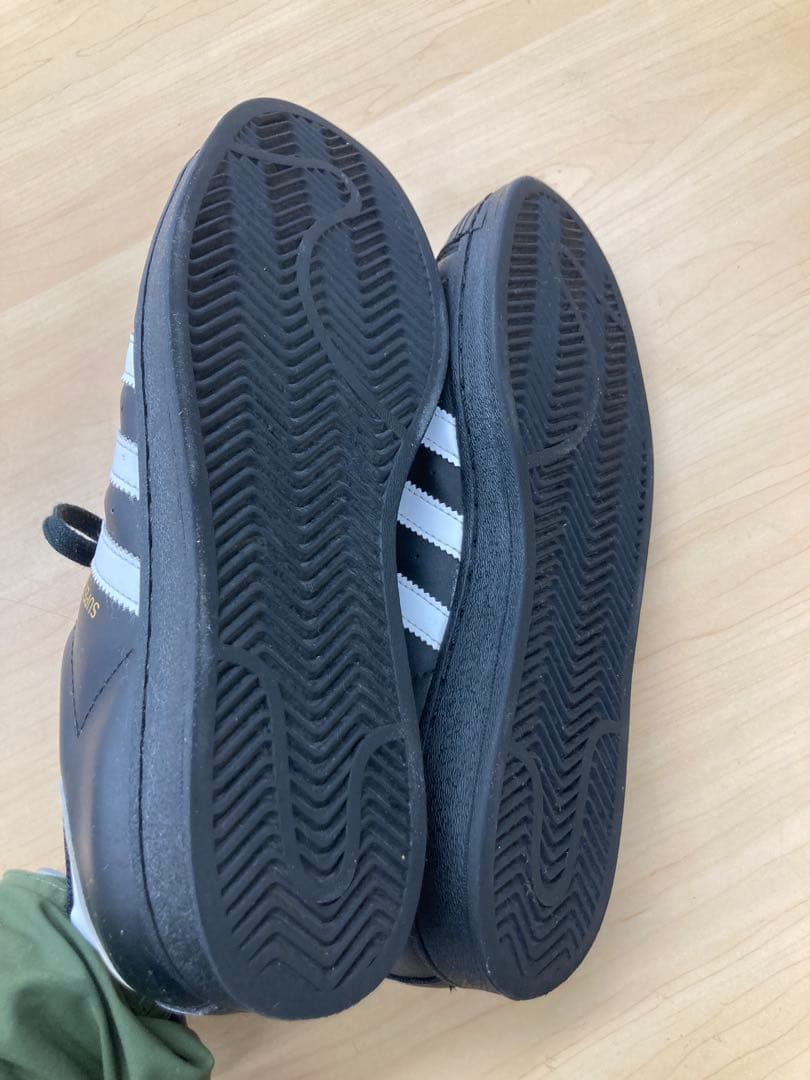adidas SUPERSTAR ブラック/ホワイト　27cm