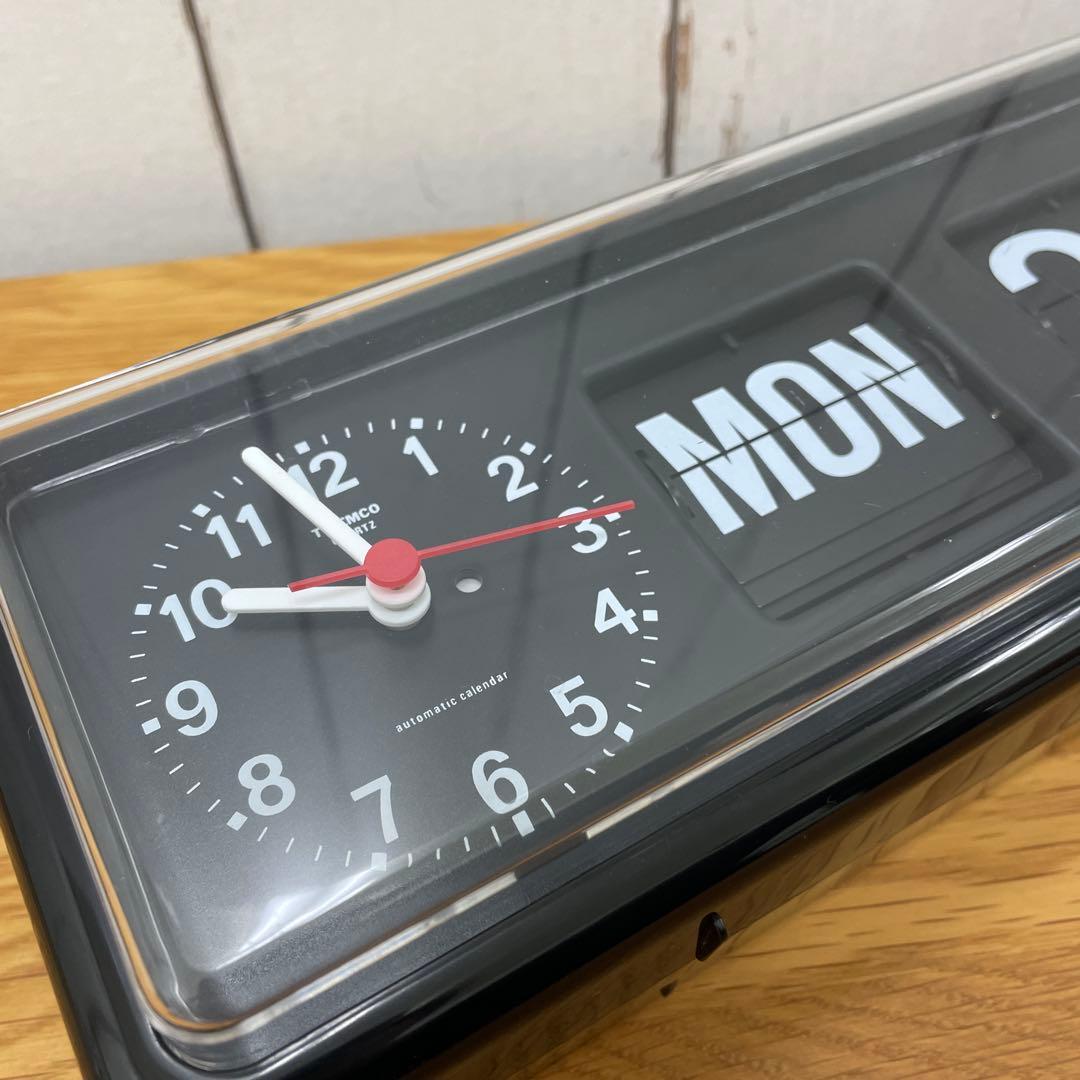 【美品】 TWEMCO カレンダー付き時計BQ-38