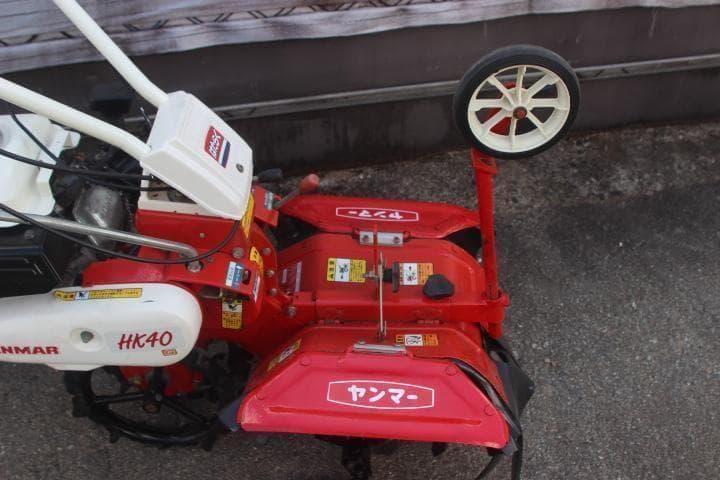 管理機・耕運機　ヤンマー　HK40　溝切り　土あげに　小型　A9117