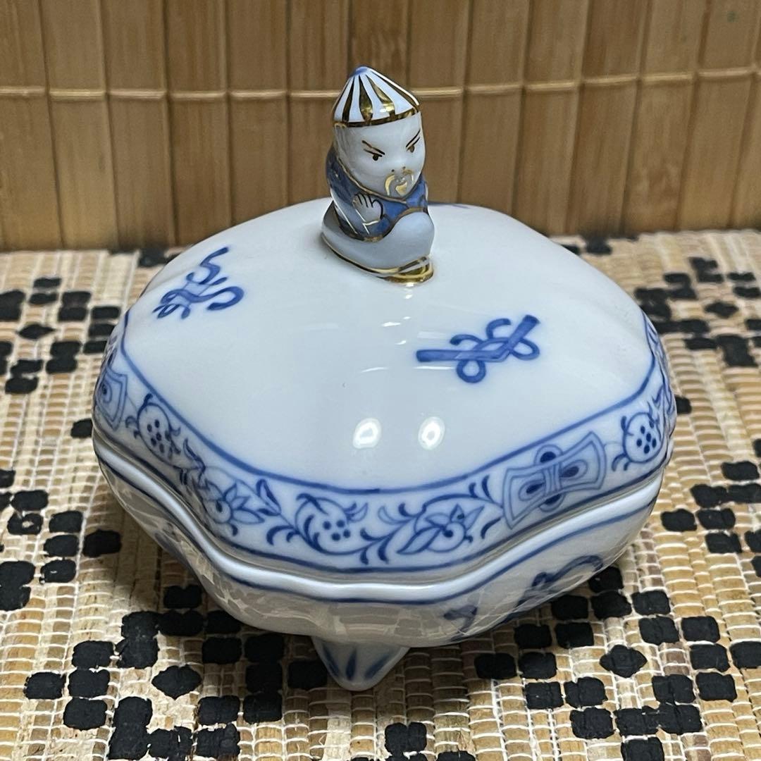 ヘレンド　ボンボニエール　宝尽くし　マンダリンおじさん　箱あり