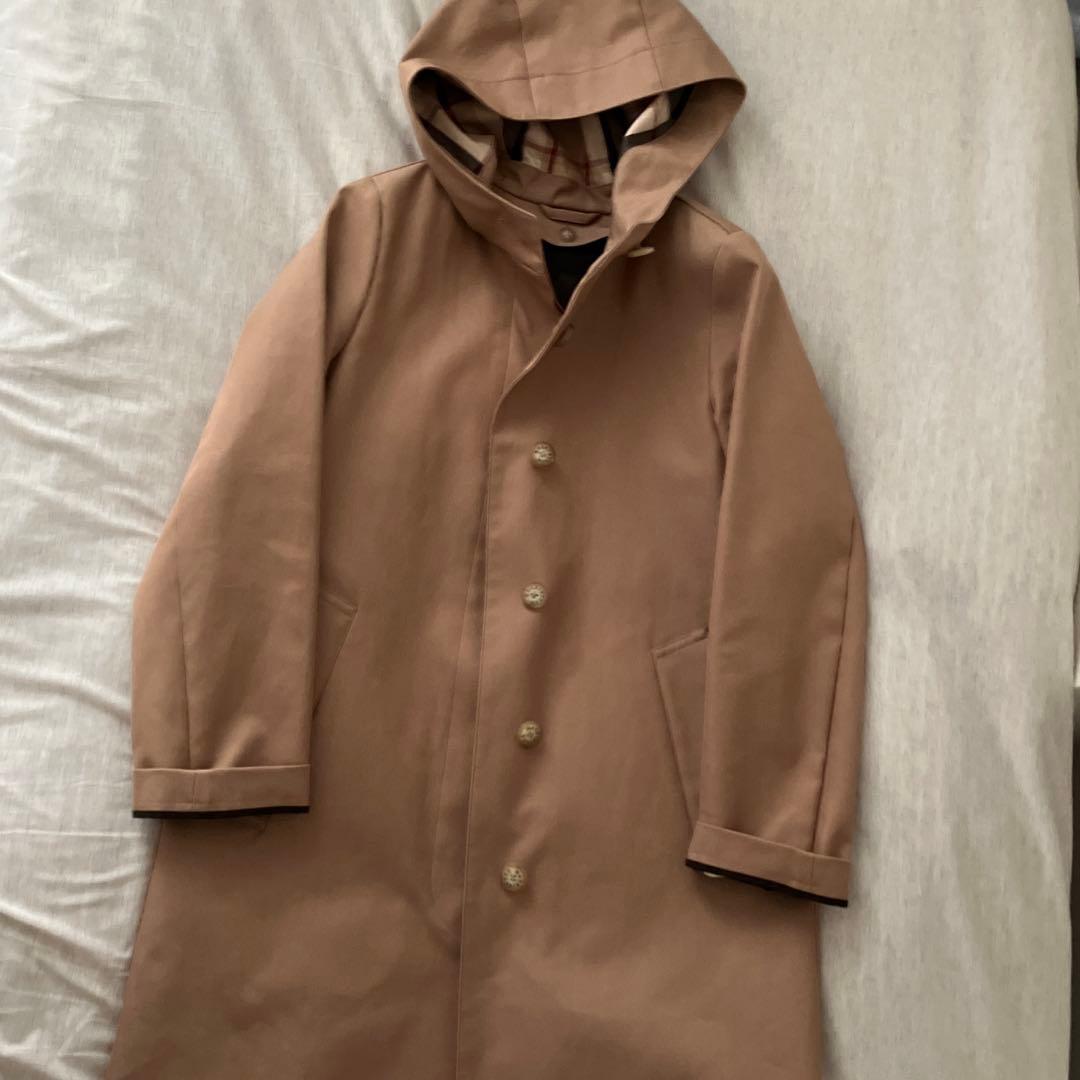 マッキントッシュロンドン　ベージュ フードコートライナー付き